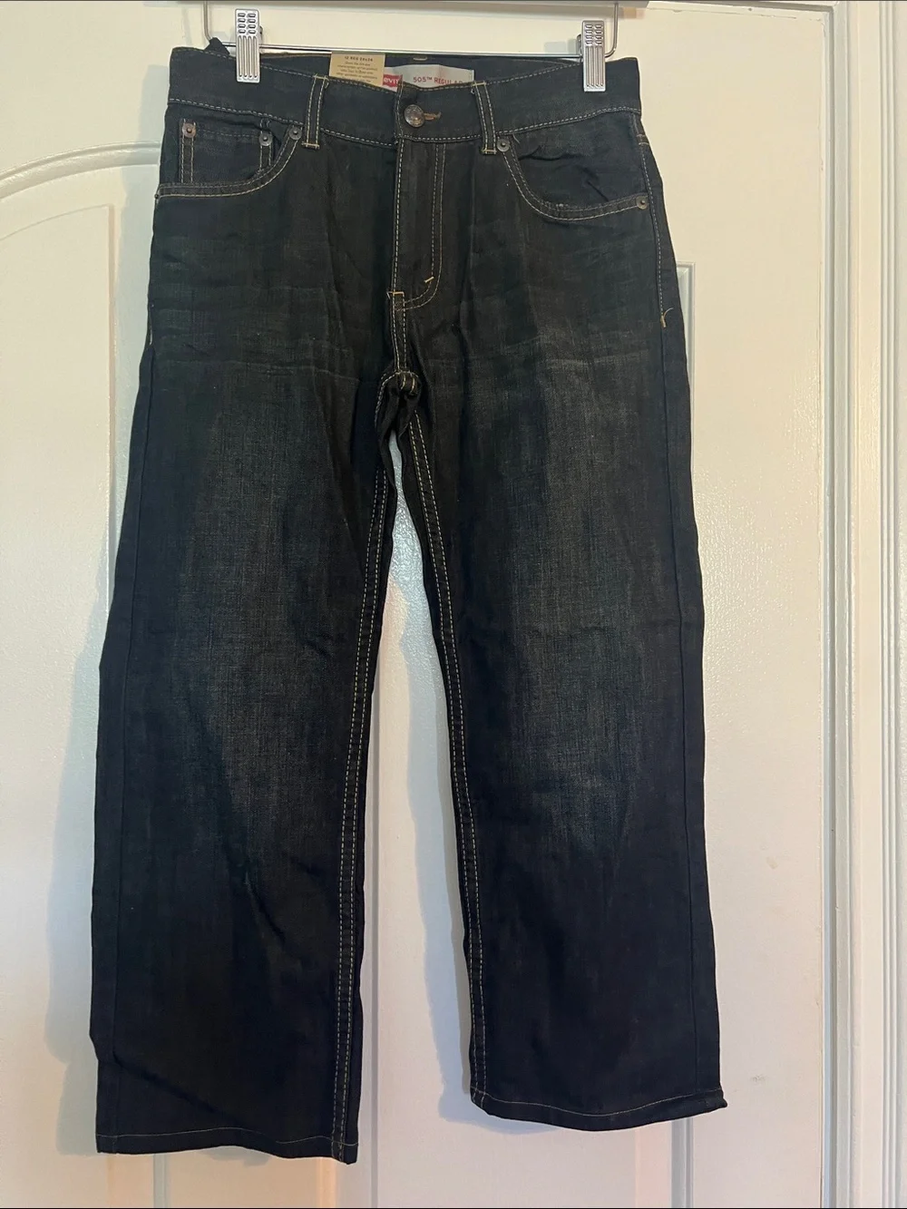 Levi's Dark Indigo Kids Straight-Leg Jeans